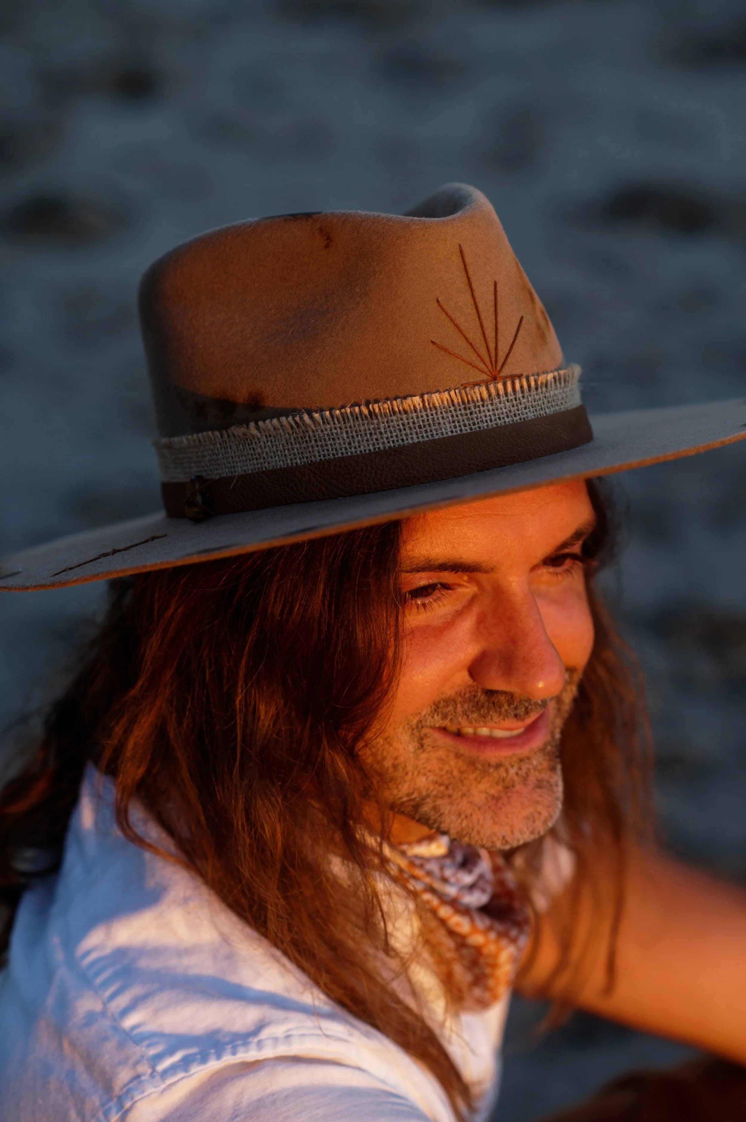 Daniel Bellone - contemplative portrait at golden hour